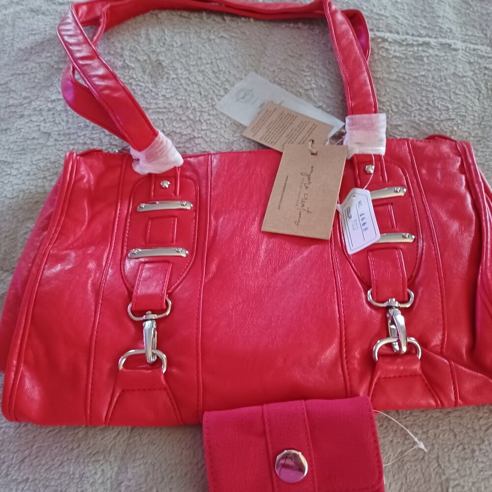 Ampere Creations Red Bag and Wallet
